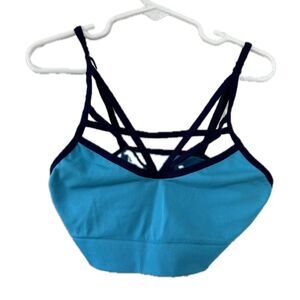 Victoria Secrets PINK Caged Strappy Low Impact Unpadded Sports Bra XS